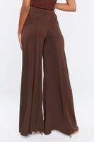 Women's Leg-Slit Palazzo Pants in Chocolate Large