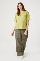 Women's Relaxed Raw-Cut Pocket T-Shirt