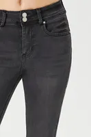 Women's Mid-Rise Bootcut Jeans in Black, 29