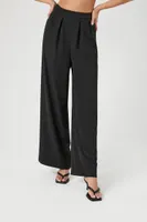 Women's Cropped Vest & Trouser Pants Set in Black Large