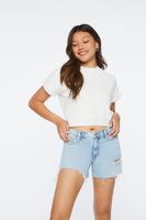 Women's French Terry Cropped Pullover