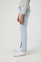 Girls Split-Hem Skinny Jeans (Kids) in Light Denim, 13/14