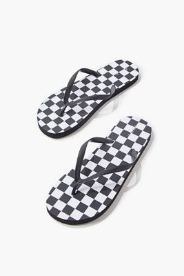 Women Checkered Thong Flip-Flops