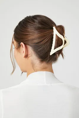 Cutout Hair Claw Clip in Cream