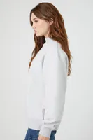 Women's Mock Neck Drop-Sleeve Sweater