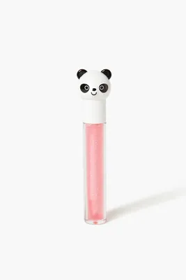 Panda Glitter Lip Gloss in Pink