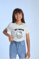 Girls Hello Kitty Lace-Trim Graphic T-Shirt (Kids) Vanilla,