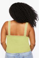 Women's Halter Tank Top in Herbal Green, 2X