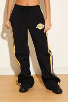 Women's Los Angeles Lakers Windbreaker Pants in Black Small