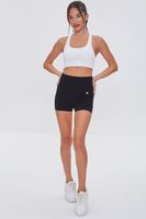 Women's Active Seamless High-Rise Shorts in Black Small