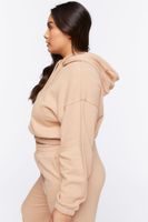 Women's Active Drawstring Hoodie Walnut,