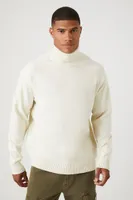 Men Ribbed Turtleneck Sweater XXL