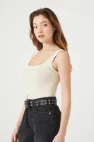 Women's Ribbed Knit Tank Bodysuit