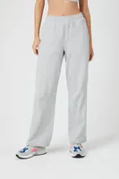 Women's Active French Terry Pants in Heather Grey Medium