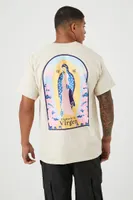 Men Fiesta De La Virgen Graphic Tee in Taupe, XXL