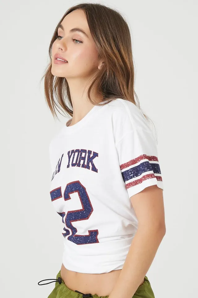 Lids New York Yankees Tiny Turnip Women's Burger T-Shirt - White