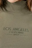 Women's Los Angeles Graphic Crop Top in Cypress Medium