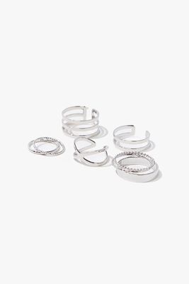 Women's Assorted Ring Set in Silver, 7