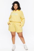 Women's Malibu California Pullover in Yellow, 0X