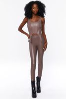 Women's Faux Leather High-Rise Leggings