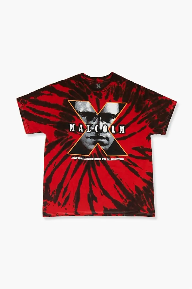 Men Tie-Dye Malcolm X Graphic Tee