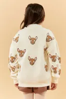 Girls Disney Bambi Pullover (Kids) in Cream, 11/12