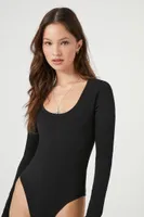 Women's Cotton-Blend Scoop Bodysuit