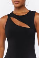 Women's Cutout Bodycon Mini Dress Black