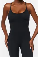 Women's Active Flare-Leg Cami Jumpsuit in Black Small