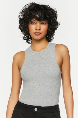 Women's Heathered Sleeveless Bodysuit