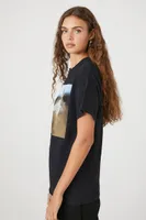 Women's Prince Graphic T-Shirt in Black, S/M