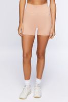 Women's Active Seamless Biker Shorts in Blush Large