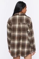 Women's Plaid Button-Front Shacket in