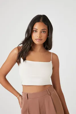 Women's Contour Cropped Cami in Birch, XL