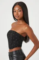 Women's Cropped Corset Tube Top