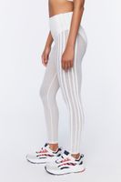 Women's Active Mesh Leggings in White Small