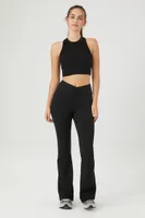 Women's Active Flare Leggings in Black Medium