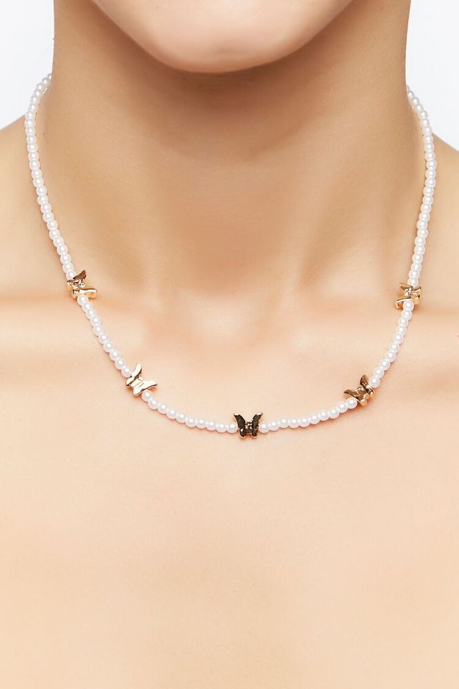 Embellished Butterfly Chain Necklace | Ardene