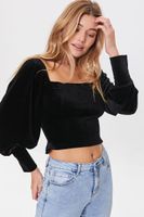 Women's Smocked Crop Top