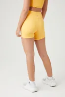 Women's Active Twist-Front Biker Shorts Sunset