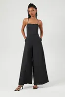 Women's Wide-Leg Cami Jumpsuit in Black Small