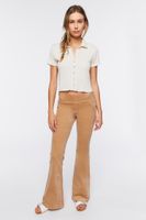 Women's Corduroy Flare Pants Toast