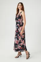 Women's Floral Print Cami Maxi Dress