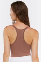 Women's Seamless Ribbed Bodysuit in Taupe, M/L