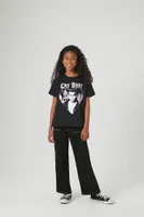 Girls Cry Baby Graphic T-Shirt (Kids) Black,