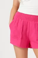 Women's Textured Pull-On Shorts