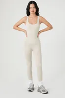 Women's Seamless Tank Jumpsuit in Oatmeal Small