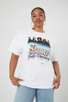 Women's Bone Thugs-N-Harmony Graphic T-Shirt in White, 0X