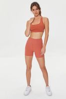 Women's Cutout Longline Sports Bra in Auburn, XS