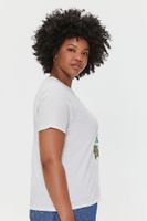 Women's Organically Grown Cotton T-Shirt in Ivory, 0X